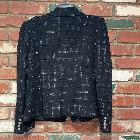 NWT Generation Love Knight Black White Tweed Blazer jackets - Picture 6 of 9